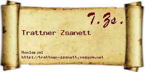 Trattner Zsanett névjegykártya